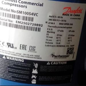 Compresseur de climatisation HYZL SM100S4VC R22, équipement de réfrigération pour le refroidissement et le chauffage - Product Image 1