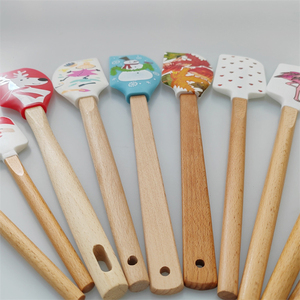 Bpa Free Heat Resistant Non Stick Spatula With <b>Silicone</b> Tip for Cooking <b>Baking</b> and Mixing - Product Image 2