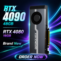 Kartu Grafis Baru RTX 4080 16GB RTX 4090 48GB GPU Gaming Kipas Turbo Pasokan Grosir OEM Kartu Grafis