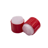 Capuchon à vis anti-fuite en plastique jetable de qualité alimentaire de 32 mm avec bec verseur pour cuisson, capacité 100 ml, écologique et léger
