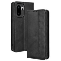 Étui de téléphone portable en cuir PU à rabat avec texture rétro pour OnePlus Ace 6 5G/OnePlus 15 Portefeuille Téléphone portable