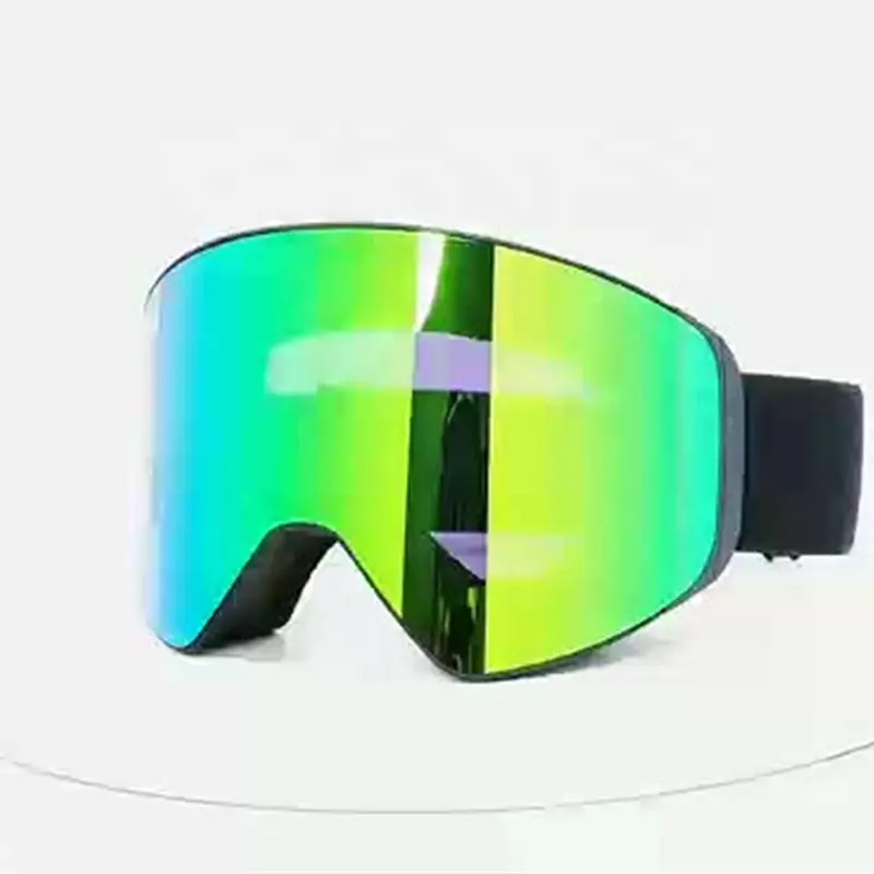 Best Quality Ski Eye Protection Googles Anti Fog Mirrored Lens Magnetic Snowboard Snow Glasses Ladies Ski Goggles