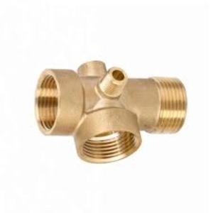 Connecteur cinq voies en laiton d'excellente qualité pour le raccord de pompe disponible à un prix abordable du fournisseur indien - Product Image 1