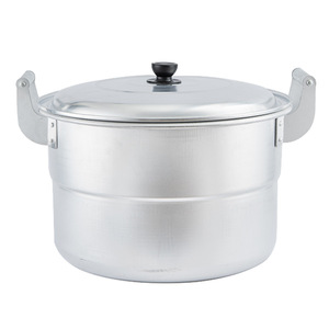 Aluminum Stockpot 5L And Above <b>Large</b> Capacity With Lid For Soup And Stock <b>Pots</b> - Product Image 1