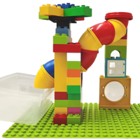Ensemble de blocs de codage intelligents ICBlocks, blocs de construction en plastique pour la maternelle, jouets robots, emballés dans une boîte