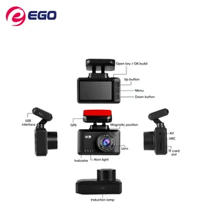 Salpicadero con cámara de visión nocturna para coche, dispositivo dvr con GPS, WIFI, 4K, Sony, OEM
