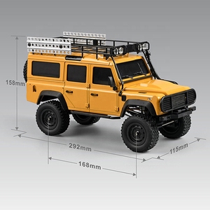 รถ Defender 110 D110 รุ่น Camel <span class=keywords><strong>Trophy</strong></span> Edition ของแท้ ขนาด 1/18 ขับเคลื่อน 4 ล้อ รถบังคับวิทยุแบบ Trail Crawler พร้อมใช้งาน รถกระบะ รีโมท 2.4Ghz สำหรับนักสะสม - Product Image 4