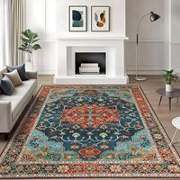 Weiche Geometrische Teppiche für Wohnzimmer Waschbare Moderne Bodenteppiche Polyester Wohnzimmerteppich