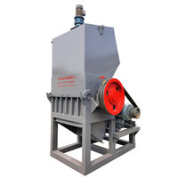 Broyeur de grande capacité pour bouteilles PET, films PP, PE, PVC et plastiques, avec protection contre les surcharges, pour ligne de lavage PET