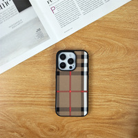 Étui iphone à rayures simples pour iphone16 16pm 15 15pm étui de protection à la mode 14 13pro 12 11 coque