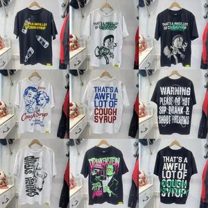 T-shirt da uomo di alta qualità con grafica anime <span class=keywords><strong>e</strong></span> design 'That's a Awful Lot of Cough Syrup' - Product Image 5