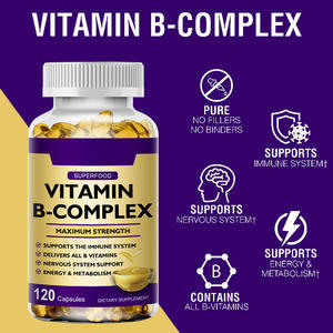 निजी लेबल विटामिन बी-जटिल सॉफ्टजेल कैप्सूल आहार पूरक प्रतिरक्षा स्वास्थ्य विटामिन बी जटिल सॉफ्टजेल - Product Image 3