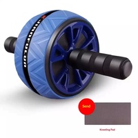 Rouleau Abdominal Robuste avec Coussinets pour les Genoux – Roue Stabile pour Entraînements de Core à la Salle de Sport ou à Domicile