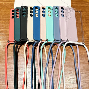 Funda con cordón cruzado para <span class=keywords><strong>Samsung</strong></span> Galaxy A55 A35 A25 A05 A15 A05S A14 A54 A34 A04 A24 A04E <span class=keywords><strong>A53</strong></span> A13 A23 A33 A03S, funda de silicona - Product Image 1