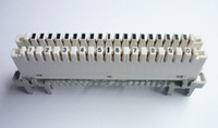 Bloc de jonction Krone IDC LSA-PLUS avec mise à la terre, module de déconnexion 10 paires