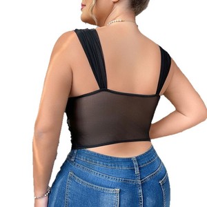 Corsé Sexy de Encaje SMOOTH Plus Size para Mujer, Talla Grande, con Relleno Fino y Push-Up - Product Image 5