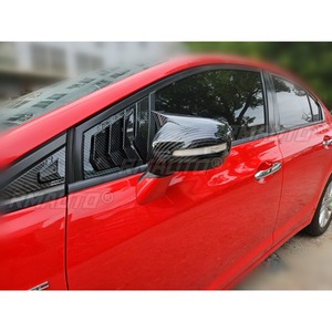 Coque de protection de rétroviseur latéral pour Honda Civic 12-15, garniture de rétroviseur, accessoires de voiture - Product Image 5