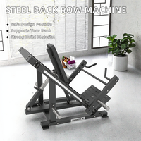 Máquina de Remo con Placa de Acero para Gimnasio Interior, Equipo Deportivo para Entrenamiento de Fuerza, Ejercicio de Pecho, Máquina de Remo para Fitness