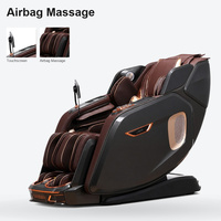 Fauteuil de massage à écran tactile LCD 7 pouces, commande vocale, compresse chaude, massage par airbag, pétrissage des mollets, ions négatifs
