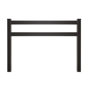 야외 하이 퀄리티 UV 보호 블랙 2/3/4 레일 PVC 비닐 농장 울타리 말 목장 울타리 패널 - Product Image 4