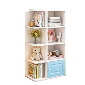 Estantería de almacenamiento para el hogar a la moda 2024, <span class=keywords><strong>Biblioteca</strong></span> de vida, estantería de esquina forjada de madera - Product Image 1