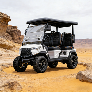 Voiturette de golf confortable à 4 places certifiée DOT CE, avec une autonomie étendue, idéale pour les routes non publiques, électrique, DOT CE - Product Image 1