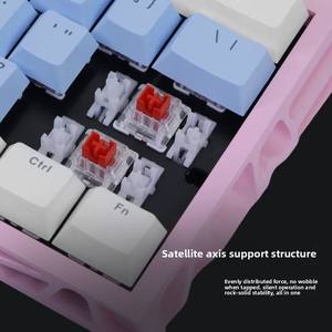 Teclado para Juegos Oyun Klavyeleri en Stock, Cómodo, Ligero, 61 Teclas, Ergonómico, Mecánico, con Cable - Product Image 3