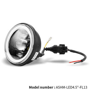 Piezas de motocicleta 4-1/<span class=keywords><strong>2</strong></span> "4,5 pulgadas 30W Universal motocicleta Led auxiliar punto que pasa la luz antiniebla con <span class=keywords><strong>halo</strong></span> para Harley - Product Image 2