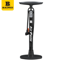Pompe à vélo, pompe à pied pour vélo, gonfleur de pneus de vélo haute pression 120 PSI pour vélo de route, voiture, VTT, ballons de sport