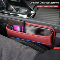 Boîte de rangement pour l'espace entre les sièges de voiture, organiseur de poche latérale pour siège de voiture, accessoires intérieurs universels pour automobile