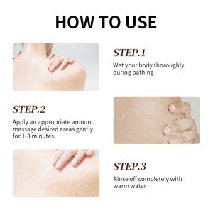 自有品牌木炭海盐女士身体磨砂膏荷荷巴油控油深层清洁身体磨砂膏有机带标志 - Product Image 6