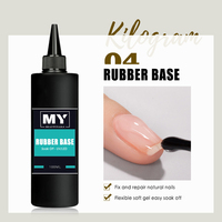 MyBeautyNails bouteilles de recharge en vrac personnalisées OEM, système de Gel UV Base et couche de finition Gel vernis à ongles Hema Free Gel Polish