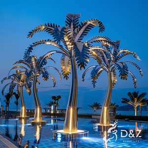 Série Palmiers Métalliques Coasts - Arbres en Acier Inoxydable Résistants au Sel pour les Propriétés Front de Mer - Product Image 2