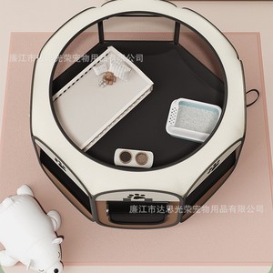 Foldable Pet Tent Octagonal <b>Cat</b> Crib Dog Kennel Oxford Cloth <b>Cage</b> For <b>Cats</b> Four Seasons Use - Product Image 3