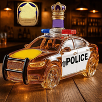 Verre à whisky à vendre, carafe à vin avec couvercle en forme de cheval, bouteille à vin en verre borosilicate de haute qualité, bouteille en verre en forme de voiture