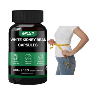 Supplément à base de plantes Extrait de haricot blanc 2% Phaseolin Capsules de haricot blanc - Product Image 1