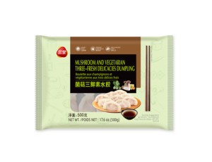 Sanquan – Nouveaux raviolis surgelés aux champignons et légumes pour enfants, surgelés rapidement en sachet, pour l'e-commerce et les ventes transfrontalières - Product Image 1