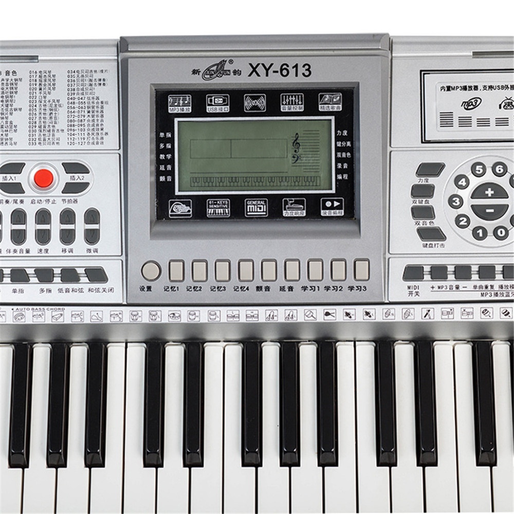 XY-613 Electronic Piano Keyboard - 61 Keys for Kids