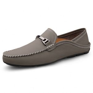 Mocasines de Moda, Zapatos Italianos Hechos a Mano, Zapatos Formales de Oficina para Hombre, Mocasines de Cuero Auténtico, Zapatos de Vestir para Boda - Product Image 3