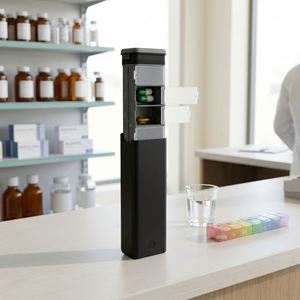 Portable <b>7</b> Day Pill Organizer Push Button Weekly Medicine Box Colorful <b>Tablet</b> Case for Travel Home Use - Product Image 3