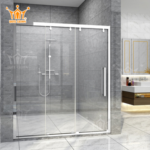 Disponible autoportant en acier inoxydable cadre italien salle <span class=keywords><strong>de</strong></span> bain charnière verre cabine <span class=keywords><strong>de</strong></span> <span class=keywords><strong>douche</strong></span> moderne simplicité ultime <span class=keywords><strong>noir</strong></span> - Product Image 3