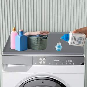 Silicone Mat Washer Dryer Countertop for <b>Laundry</b> Room <b>Organization</b> on the Mashing Machine Countertop - Product Image 6