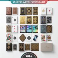 Cartes à jouer personnalisées écologiques certifiées FSC, impression à l'encre de soja, jeu de cartes de poker, de tarot et de cartes à collectionner personnalisées pour les marques