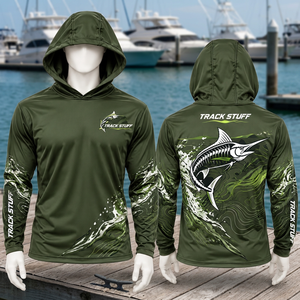 Custom Printed LOGO Breathable Long Sleeve Dry-Fit Fishing <b>Shirt</b> Quick Dry UV Protection UPF 50 Durable Spandex/Polyester Men's - Product Image 5