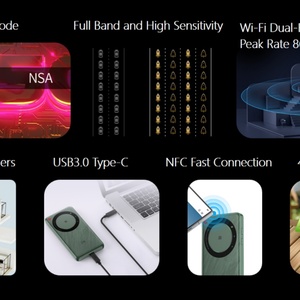 5G เราเตอร์ไวไฟพกพาเราเตอร์เครือข่ายคู่แบบ U30 ZTE อัจฉริยะ - Product Image 5