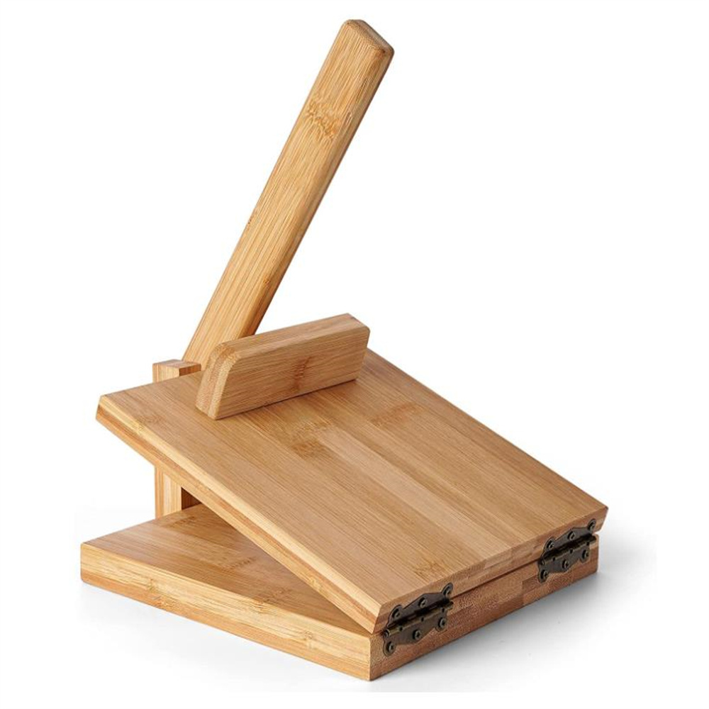 Wooden Tortilla Press – 5.5 Inch Bamboo Tortilla Maker, Hand Press For Flour & Corn Tortillas, Roti, Arepas - View #11