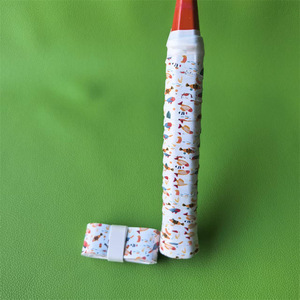 Nouvelle arrivée <span class=keywords><strong>Raquette</strong></span> de badminton de haute qualité Poignée Protection de la poignée Impression personnalisée Motif Usine Vente en gros Tennis Surgrip - Product Image 2