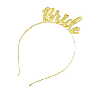 Startparty Wedding Accessories <strong>Bachelorette</strong> <strong>Party</strong> Supplies Gold Bride Diamond Crown Rhinestone Tiara - Product Image 4