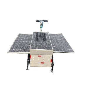 Remolque de torre de telecomunicaciones móvil con energía <span class=keywords><strong>solar</strong></span> y mástil telescópico de 8 m - Product Image 2
