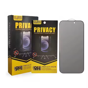 Tam kapak ekran koruyucu koruyucu iPhone 11 12 13 14 15 Pro Max 8 artı 8K Anti-spy cam iPhone 17 için hava 16 PRO XR XS MAX - Product Image 6